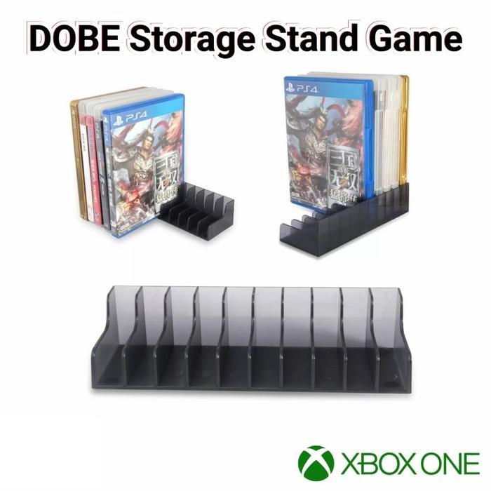 PS5 PS4 Xbox PS3 Dobe Storage Stand 20pcs / Rak Disc 10 x 2 / Rak CD