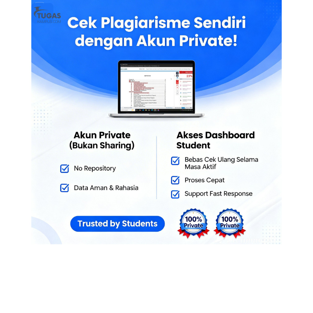 Akun Turnitin no Repository Privat 1 hari dan 1 minggu
