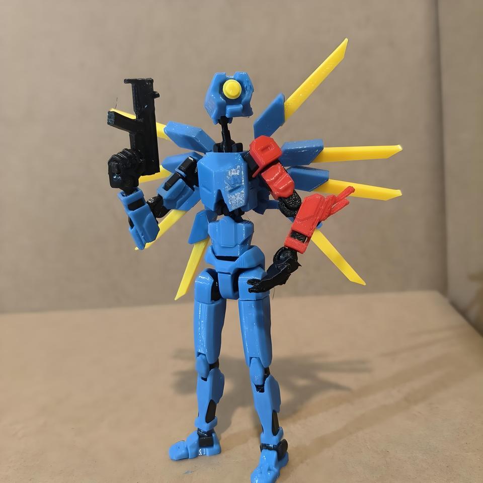 3D Printed Manikin  Ultrakill V1 Series Anime Action Figures Toys  Multi-Joint Mobile Robot Shapeshi
