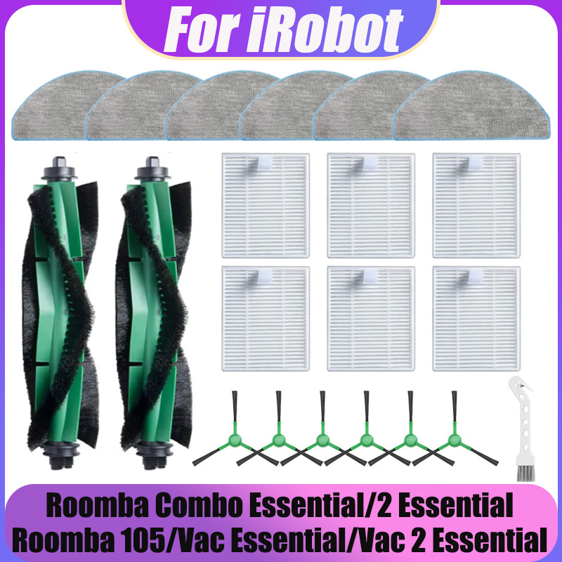 Compatible for iRobot Roomba Combo Essential, (Roomba Vac Essential), Roomba 105 Combo, Roomba 104 C