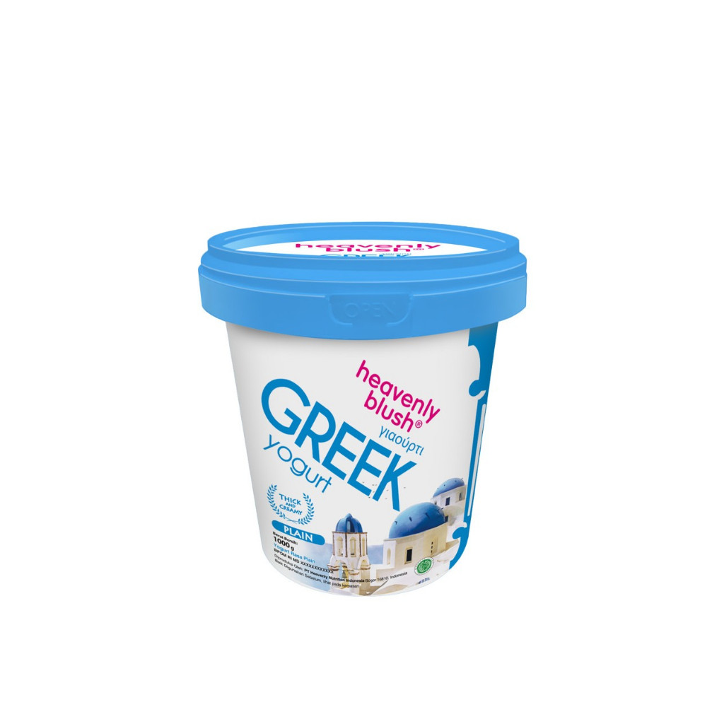Yogurt Greek Heavenly Blush 1 Kg - Tinggi Protein