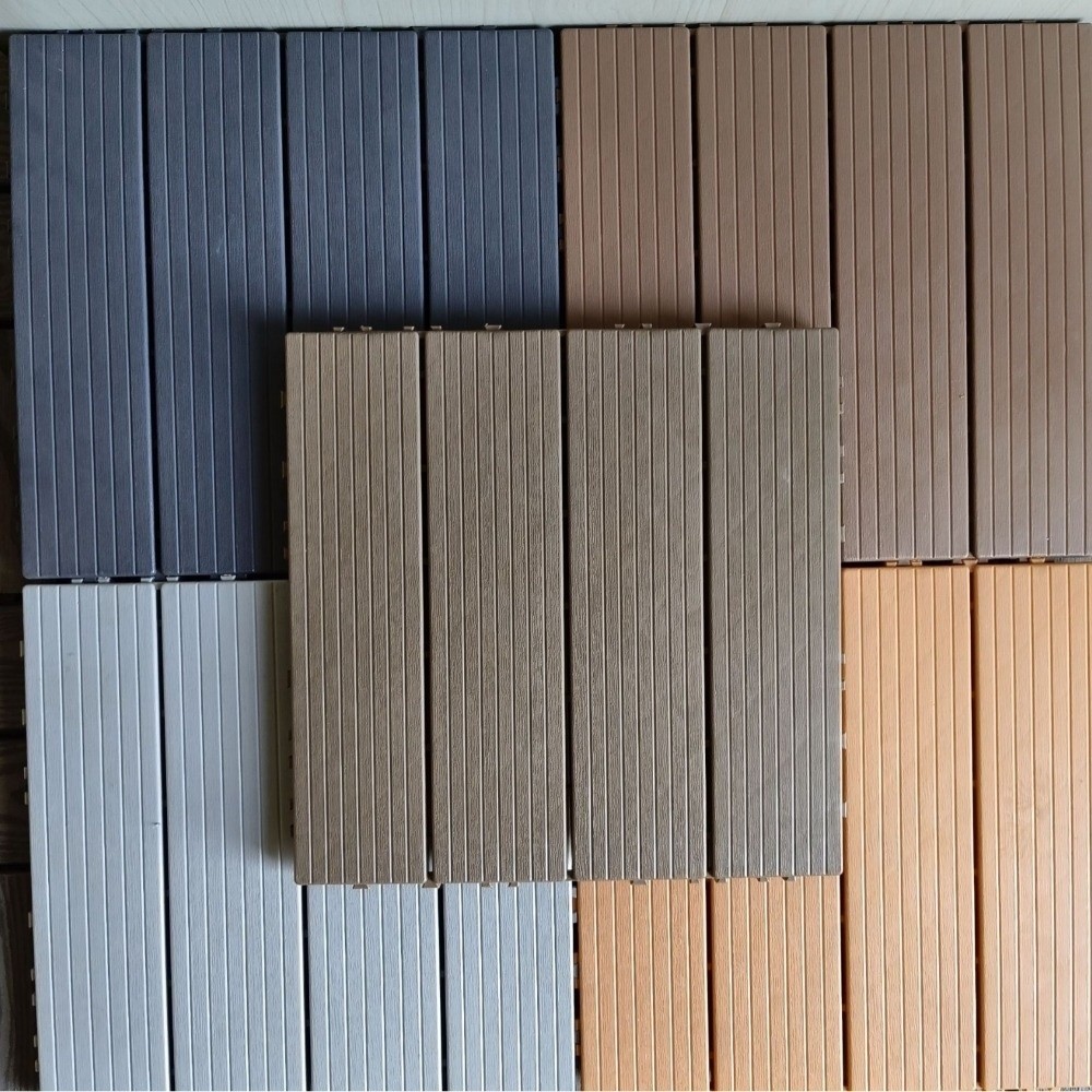 Anti mold Anticorrosion Balcony Flooring Plastic Wood Waterproof Plastic Wood Flooring Wearresistant
