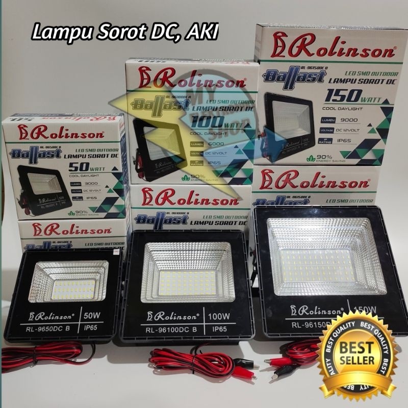 Moci Ofc - Lampu Sorot LED DC 150 Watt 100 Watt 50 Watt Aki Lampu Tembak LED  Lampu Sorot LED 150Wat