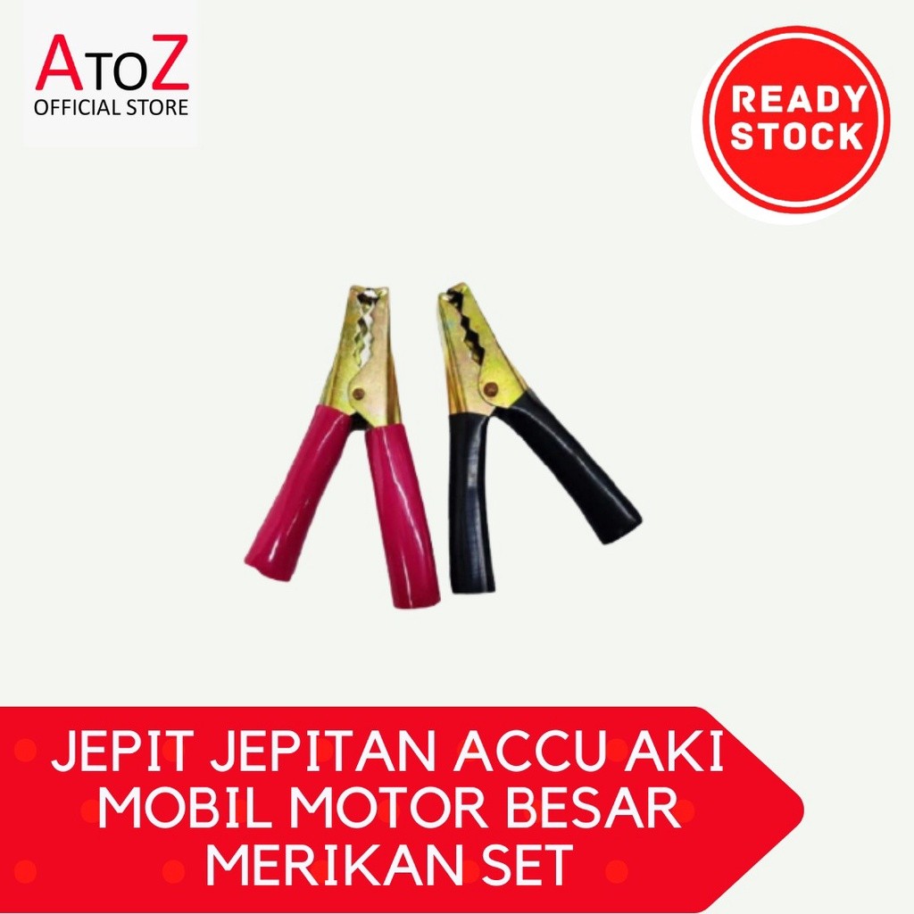 JEPIT JEPITAN ACCU AKI MOBIL MOTOR BESAR MERIKAN SET
