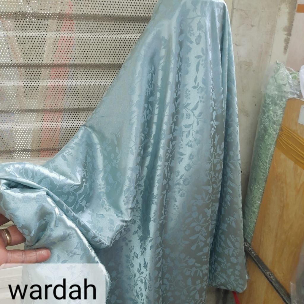 Kain Silk Armani Motif Bunga Terbaru/Satin Jaquard Silk Armani Motif Premium