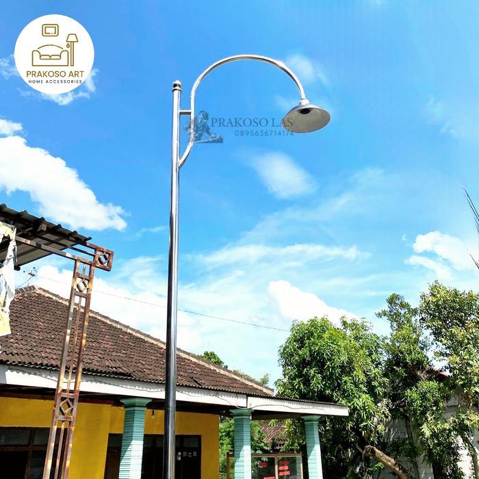 Tiang Lampu Jalan Stainless Steel Tiang Lampu Outdoor