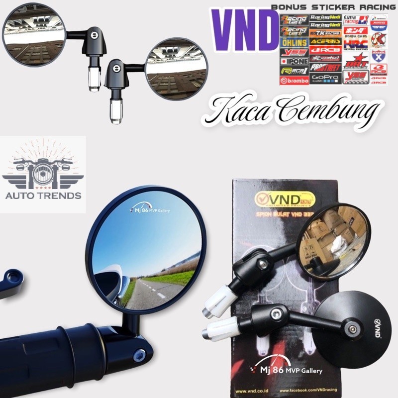 Spion Jalu Bulat Cembung Universal / Spion Bar end / Spion Jalu Bar End / spion jalu vario 150 / spi
