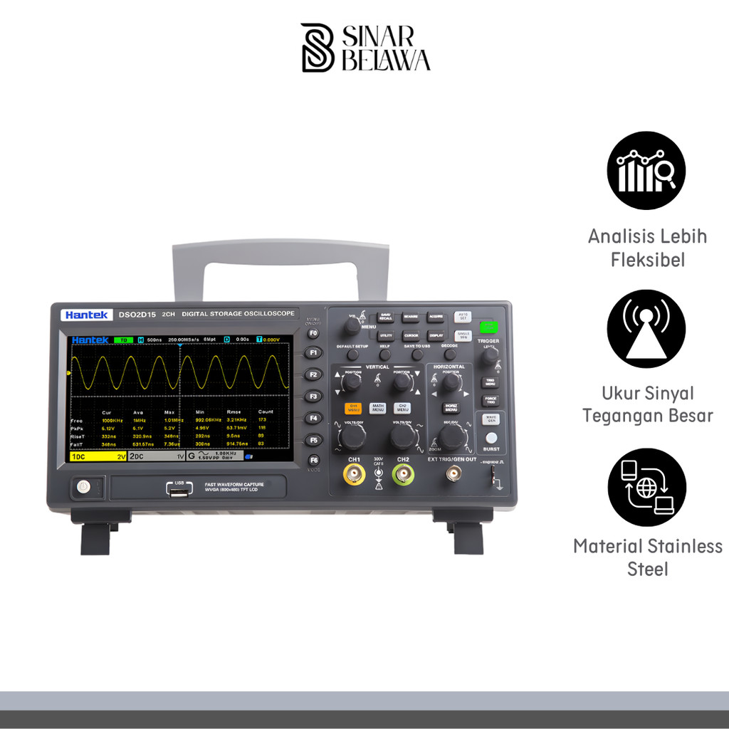Digital Storage Oscilloscope Signal Generator with P4100 Probe