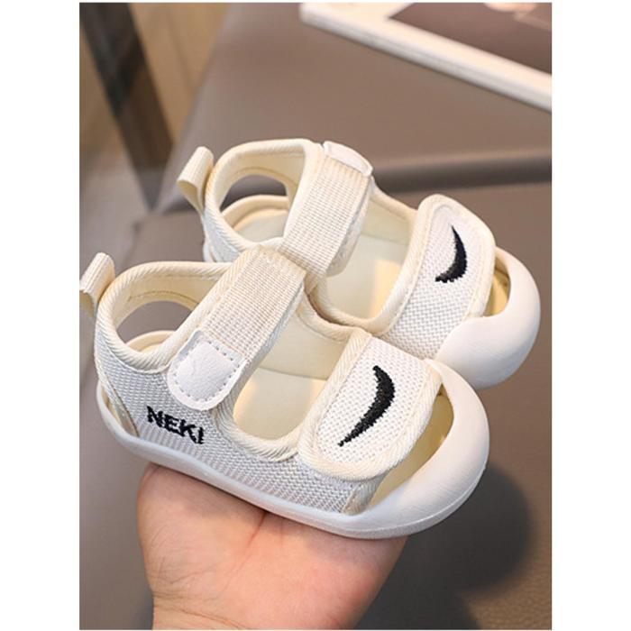 Sepatu Sandal Gunung Anak Perempuan Laki Sendal Sepatu Fashion Anak Cowok Cewek Hitam Putih - Putih,