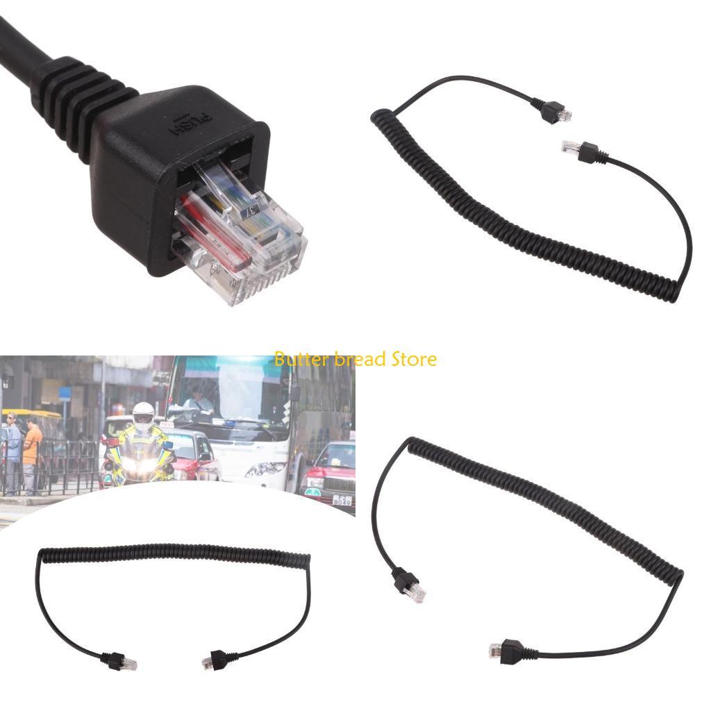 W89C RJ45 WalkieTalkie Hand-held Ridao Speaker Mic Microphone Cable for Yaesu FT450 FT817 FT857 FT89