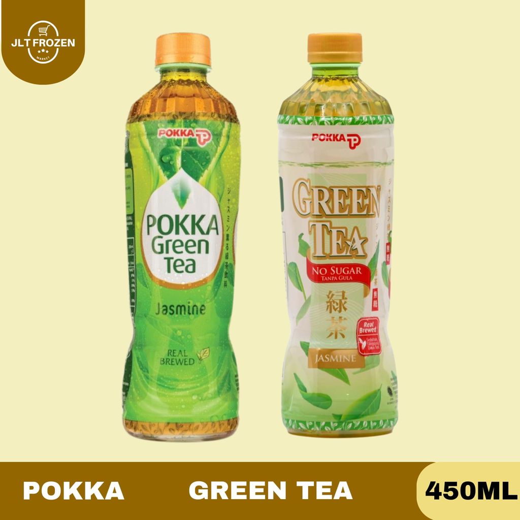 Pokka Green Tea Jasmine 450ml / Jasmine Tea / Teh Melati / Minuman Teh