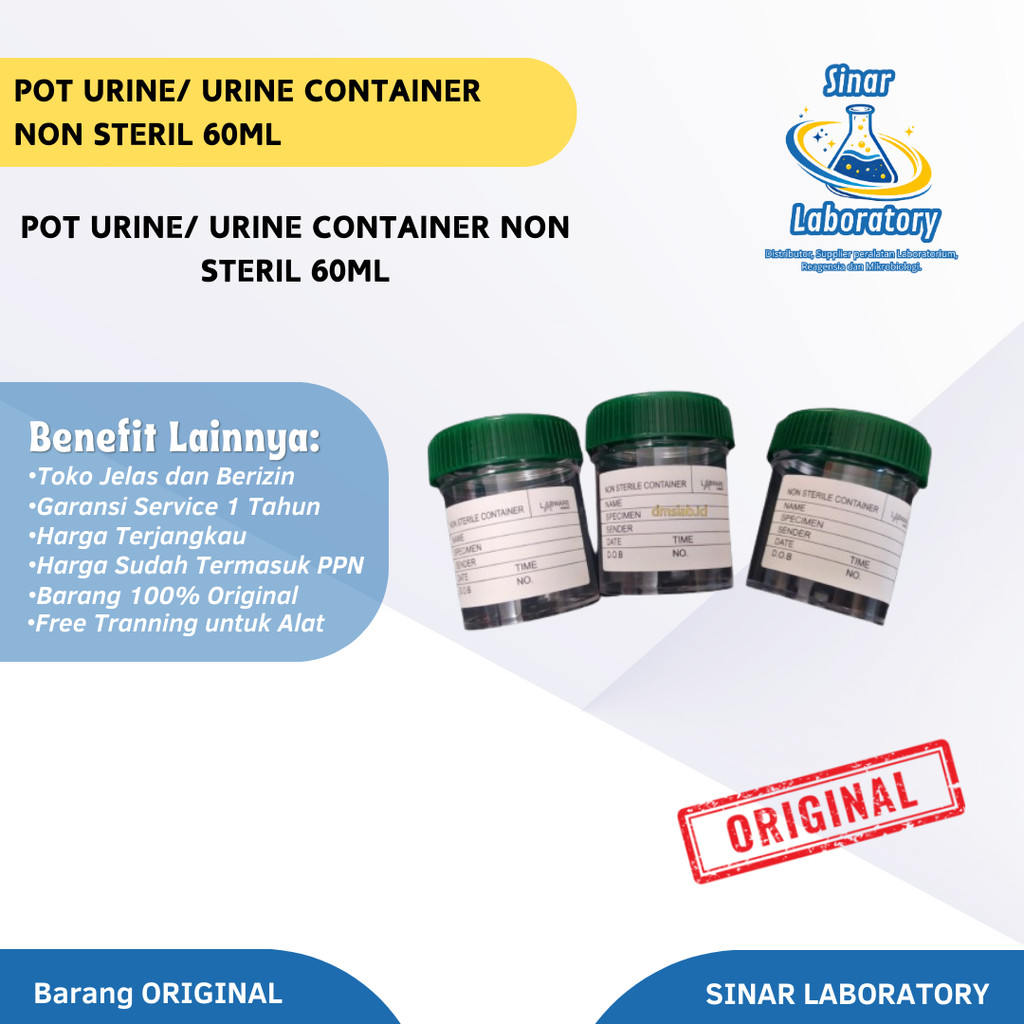 Pot Urine/ Urine Container Non Steril 60ml