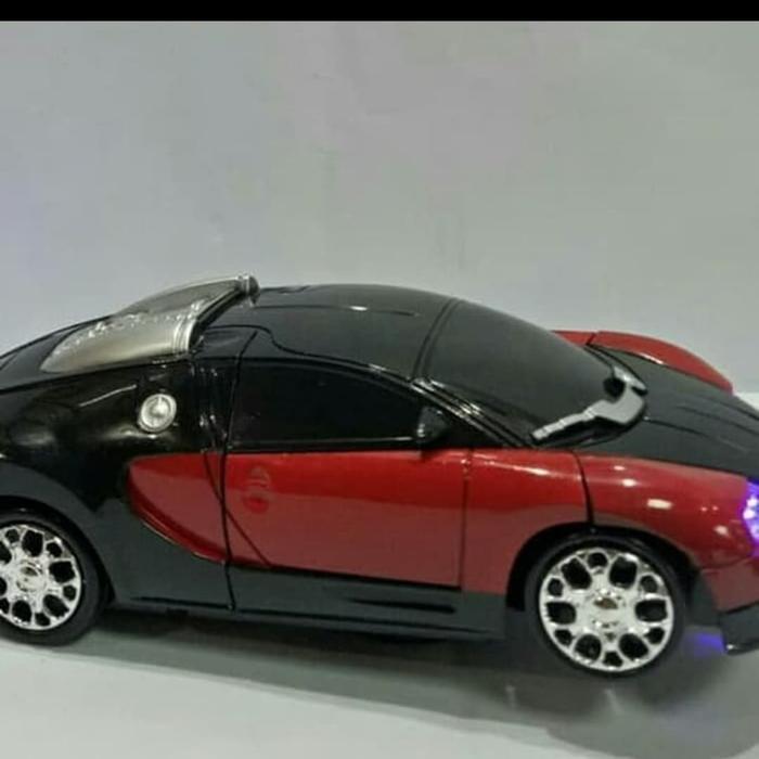 mainan anak laki laki /mainan mobilan /mobil transformer - Hitam Polisi
