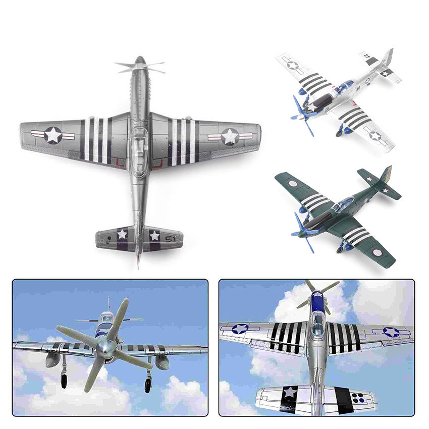 Model Kit Pesawat Tempur P-51 Mustang Skala 1:48 – Detail Tajam, DIY Perakitan Mudah Tanpa Lem