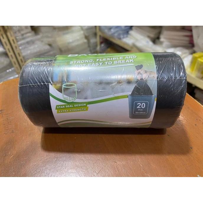 Plastik Sampah Roll 60X100 Hitam / Plastik Sampah Gulung Hitam 60X100 Best Seller