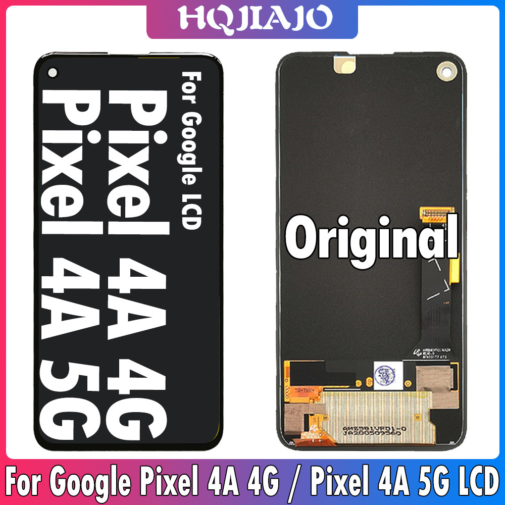 Original For Google Pixel 4A 4G G025J LCD splay Tou gitizer Screen For Google Pixel 4A 5G GD1YQ LCD 