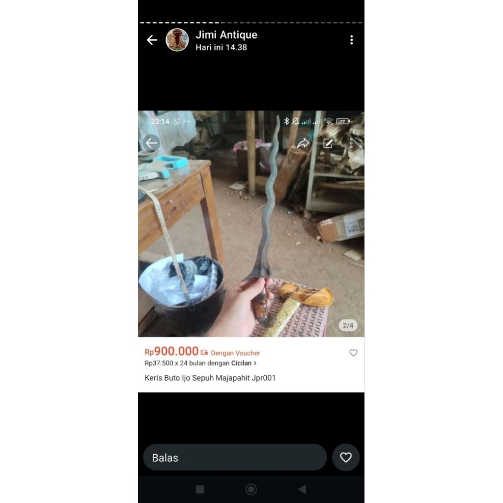 keris Buto ijo termurah dari Wesi aji Luk 11 sepuh Majapahit ori sepuh