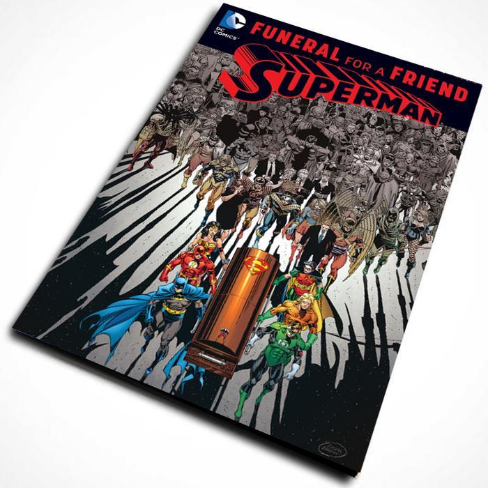 Komik Superman Funeral For  A Friend