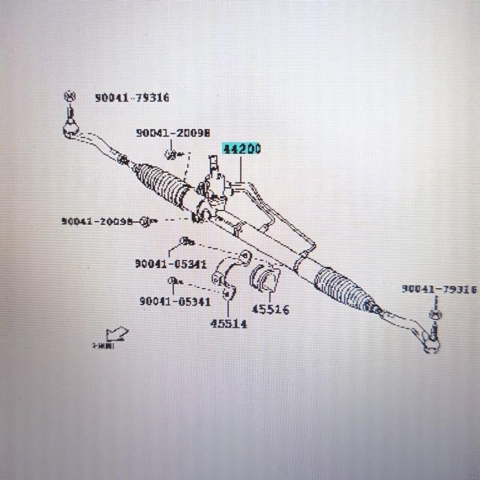 Rack Steer / Steering Rack Assy Avanza Xenia Oli Heiker PASSS