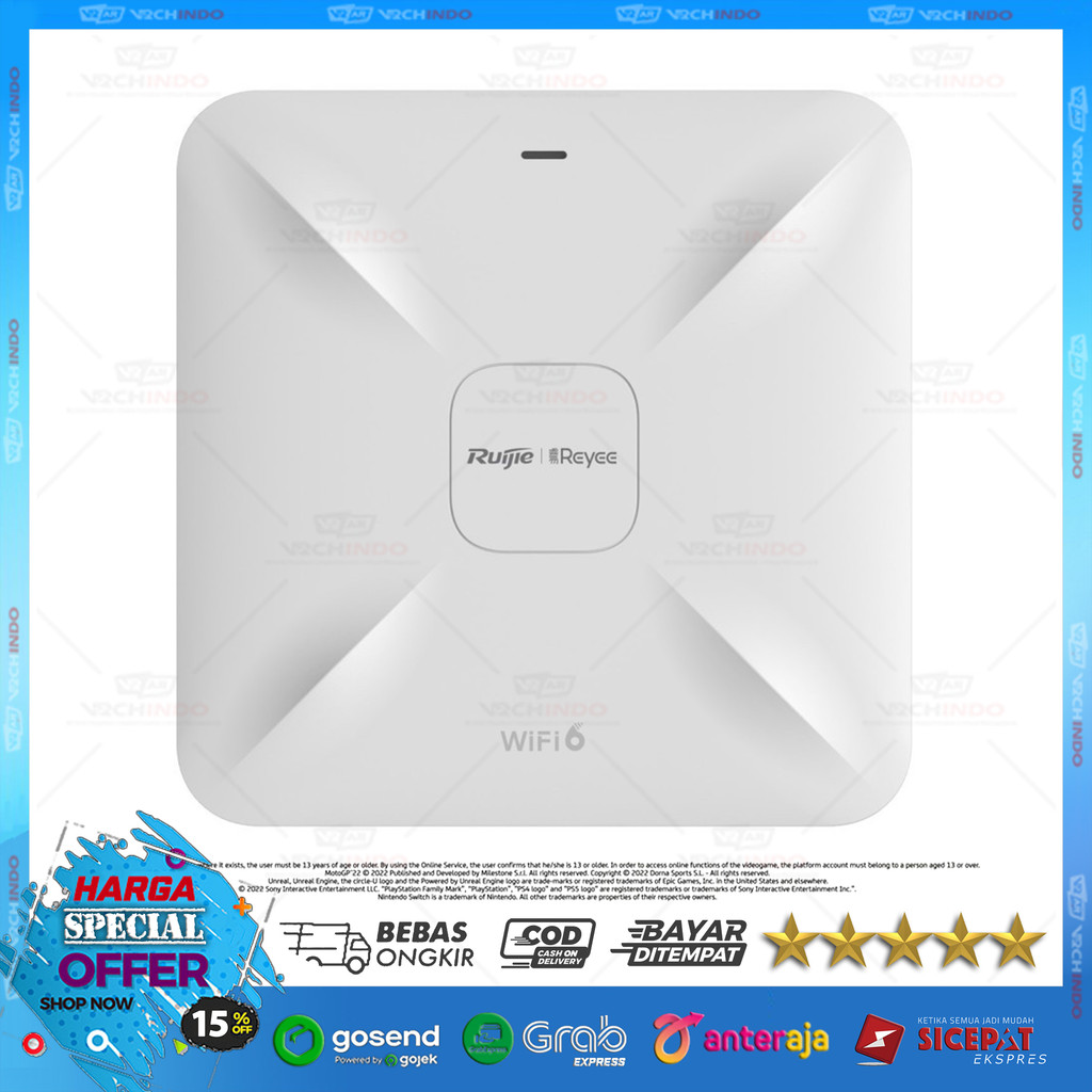Ruijie Reyee WI-FI 6 AX1800 RG-RAP2260(G) | CEILING ACCESS POINT 