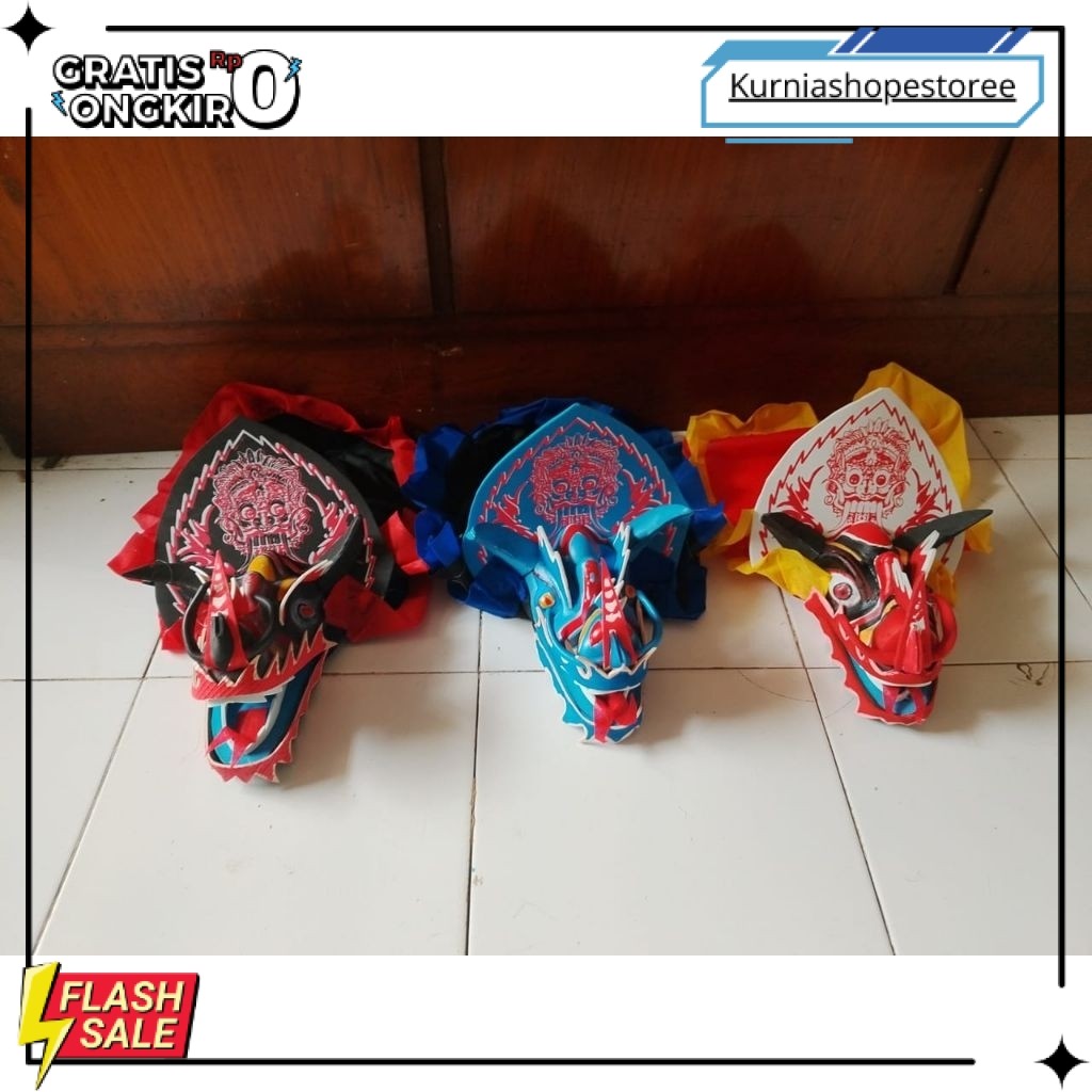 TERBARU Caplokan Barongan Rampak Naga Spon Anak 5-12 Tahun