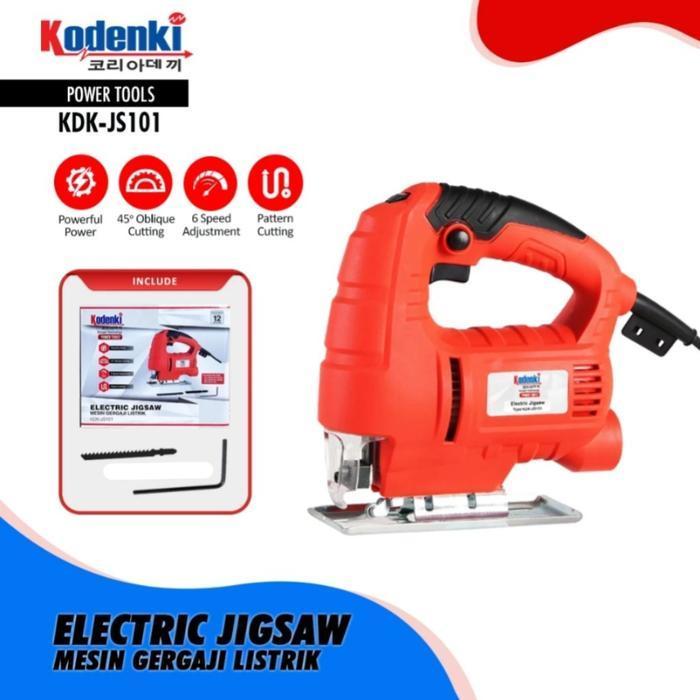 Mesin Jigsaw Gergaji Listrik Ukir Kayu Besi Triplek Variable Speed Pengaturan Kecepatan Jig Saw - KO