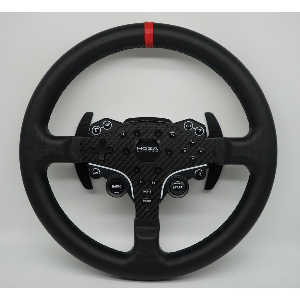 SIMPUSH 13inchs 33cm Circular steering wheel Rally sim racing MOD FOR MOZA R5 R3 ES ESX
