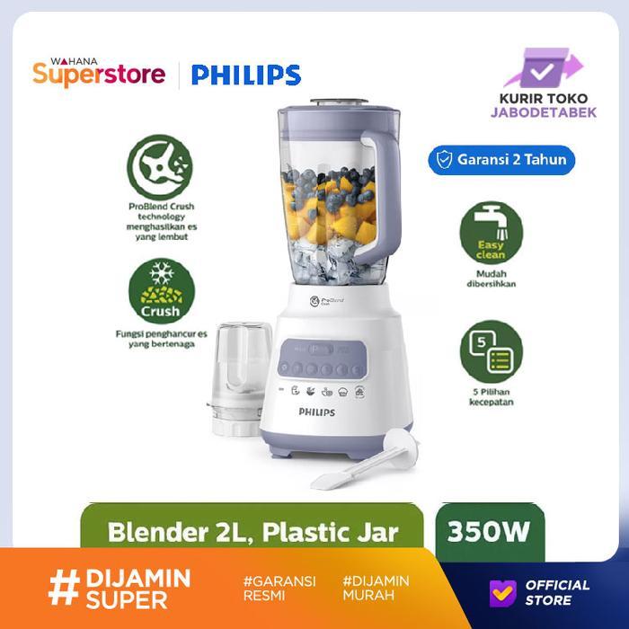 Philips Blender Plastik 2 Liter - HR2221 | HR2221/00 Ungu