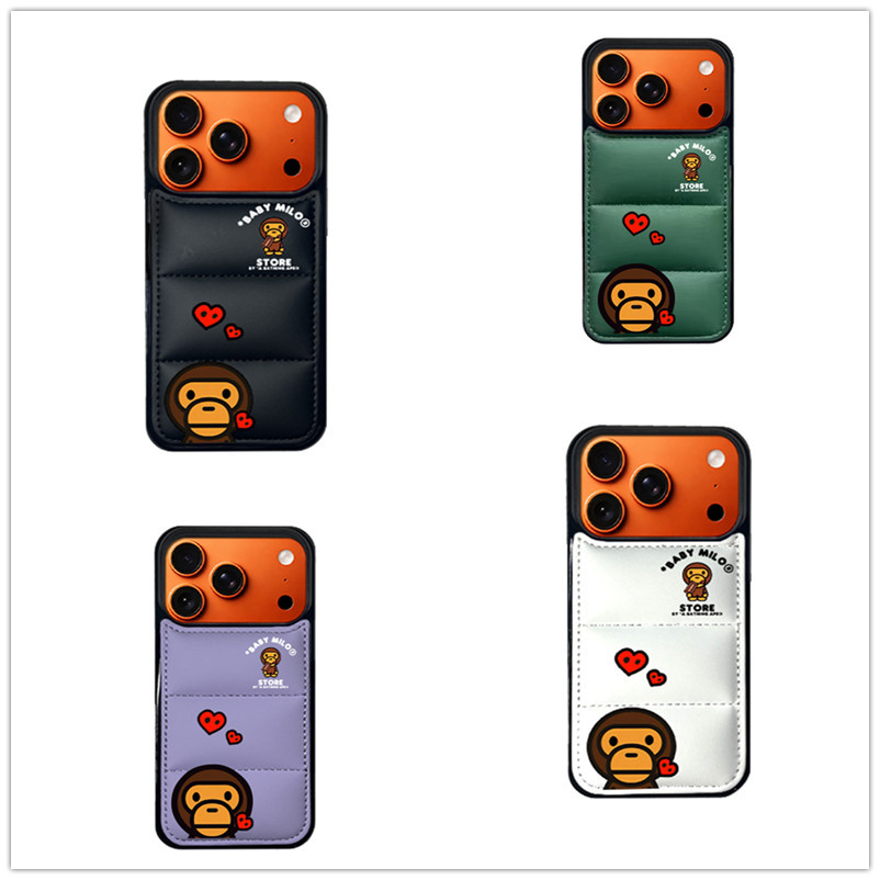 Casing Ponsel Jaket Trendi Hitam Putih, Kompatibel untuk iPhone 17 Pro Max 11 12 13 14 15 16 Pro Max