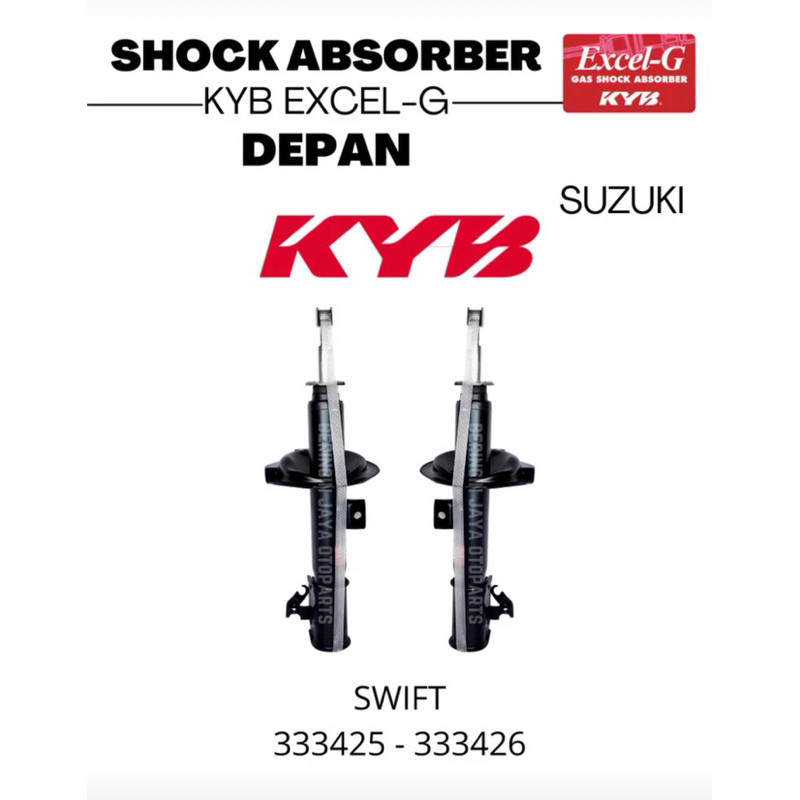SHOCKBREAKER DEPAN SWIFT 2005-2012 KAYABA EXCEL G ORIGINAL