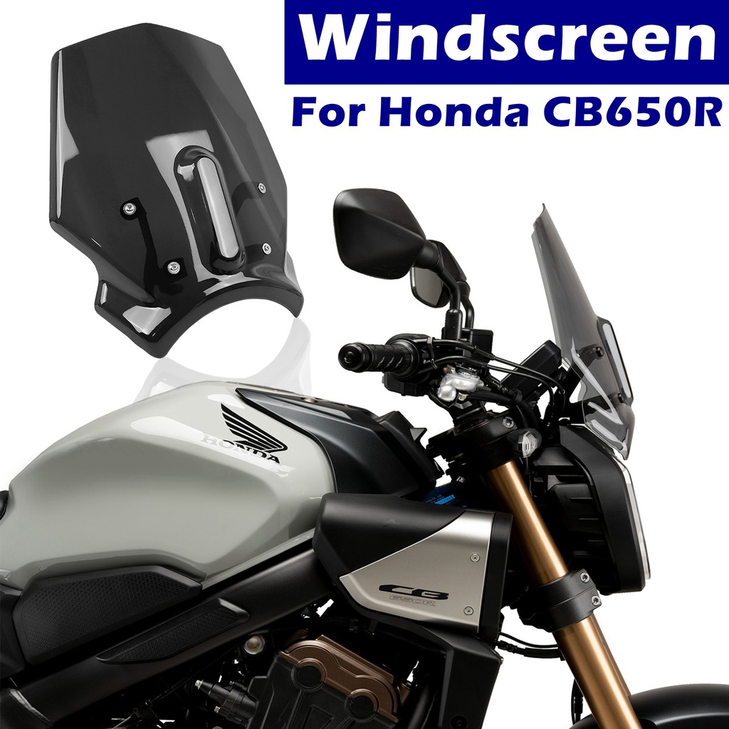 Windshield For Honda CB650R 2024 2025 Motorcycle Front Windscreen wind shield deflector Sport Cafe C