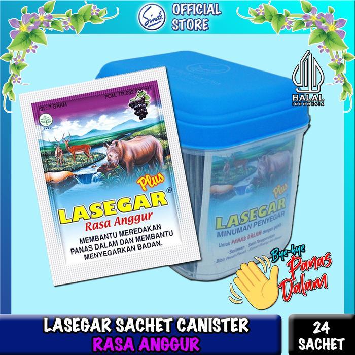 LASEGAR PLUS SACHET RASA ANGGUR (CANISTER)