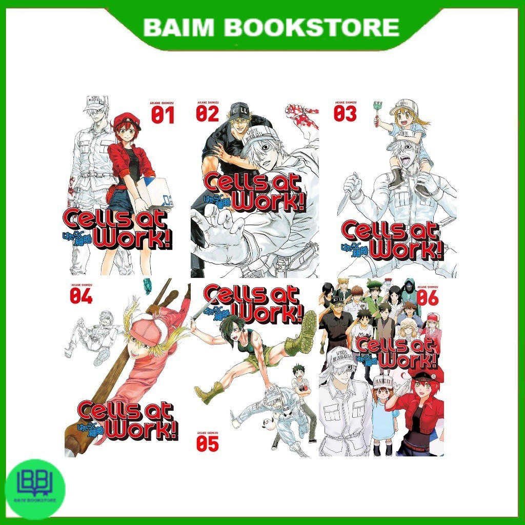 Komik Cells at Work (6 book series)