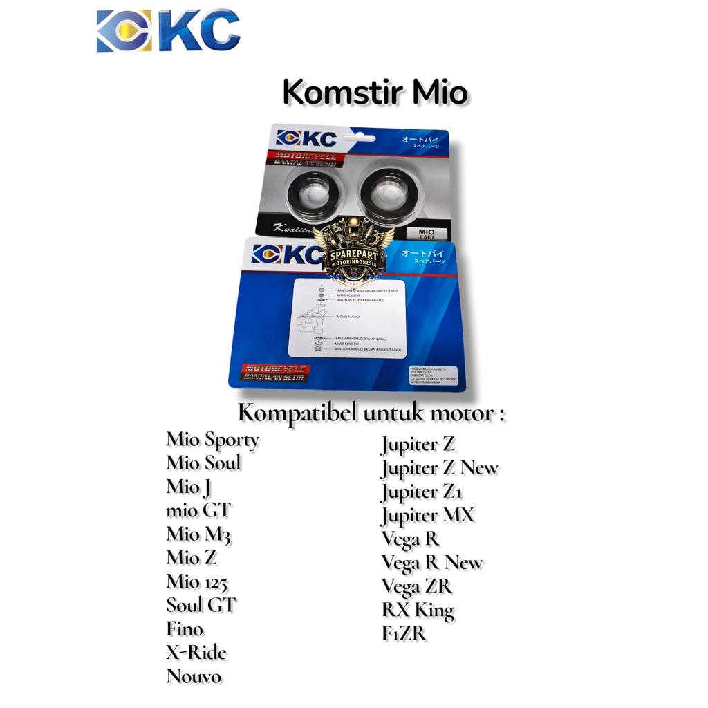 KOMSTIR MIO SPORTY / MIO SMILE / MIO SOUL / MIO J / MIO GT / SOUL GT / FINO / XRIDE KC