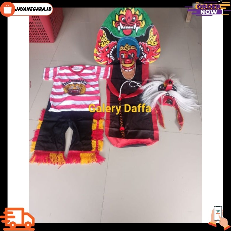 barongan. barongan anak. barongan murah. ganongan. topeng ganongan. bujangganong. baju reog. baju re