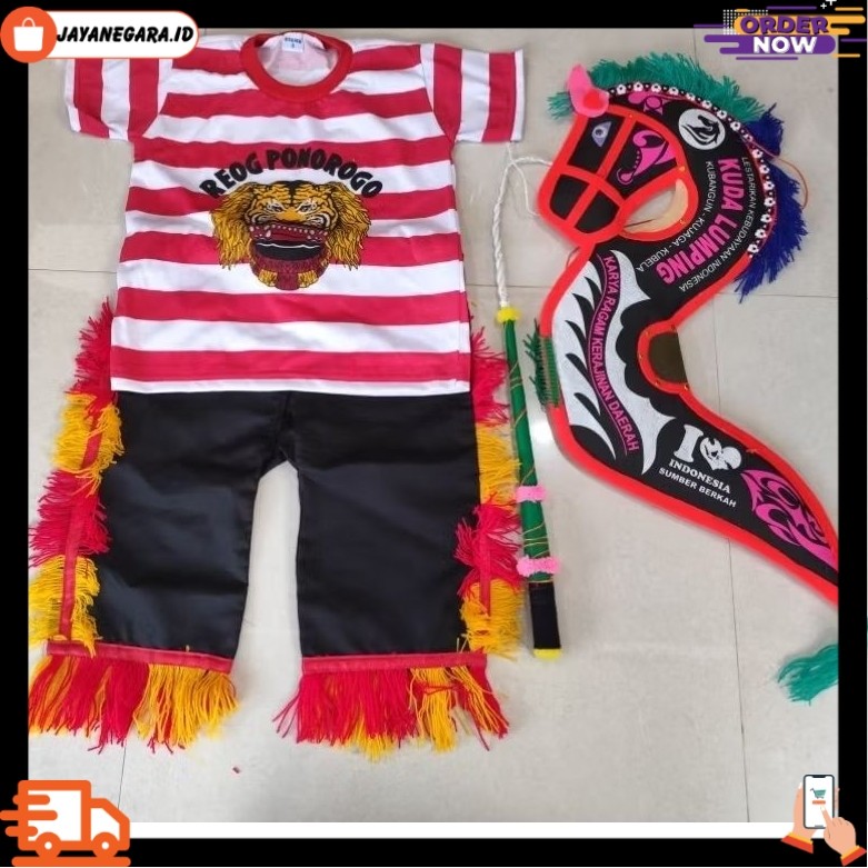 stelan reog. stelan baju reog . stelan baju reog anak. baju reog. baju reog anak. baju reog murah JY