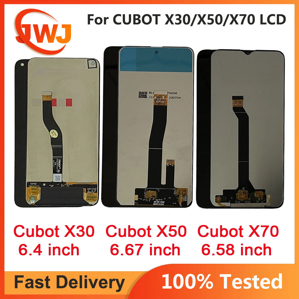 JWJFIX For Cubot X30 LCD splay Assembly Replacement For Cubot X50 LCD Screen splayTested cubot x70 l