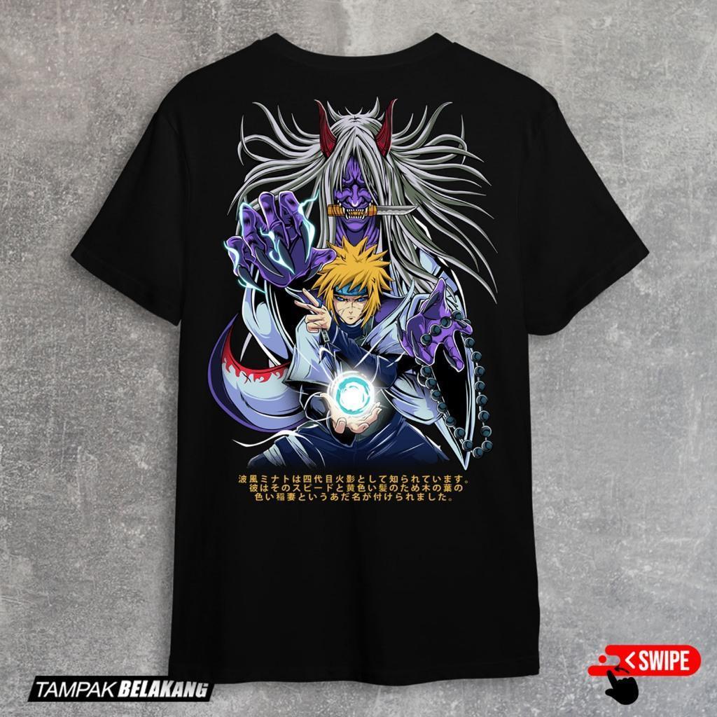 Kaos Anime Minato Namikaze Yondaime Hokage Keren
