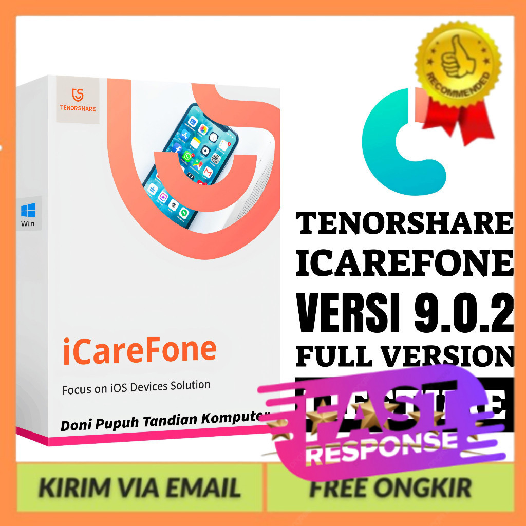 Tenorshare iCareFone Pro 9.0.2 Full Version Lifetime + Video Cara Install
