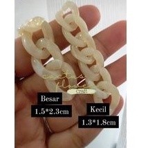 Rantai Akrilik Plastik (Rantai lepas bukan per meter)