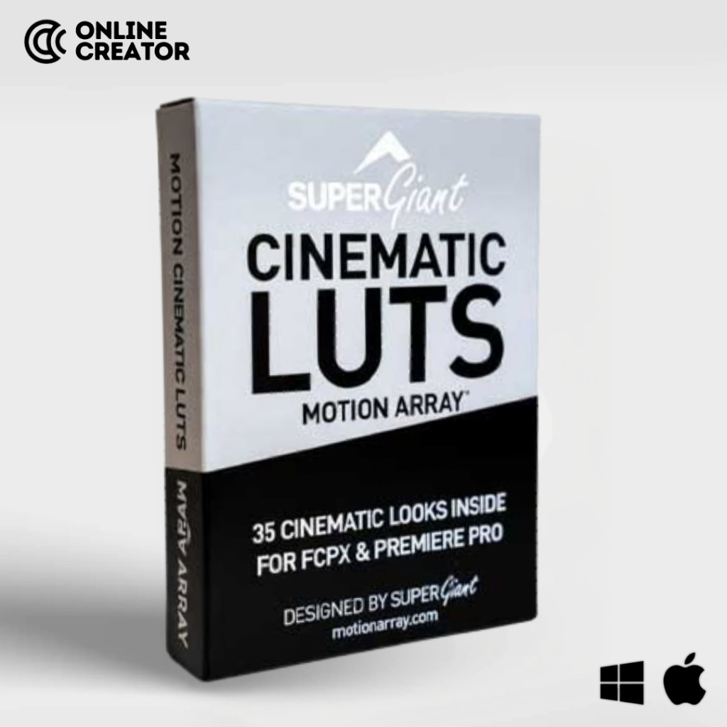Motion Array – Cinematic LUTs by Supergiant