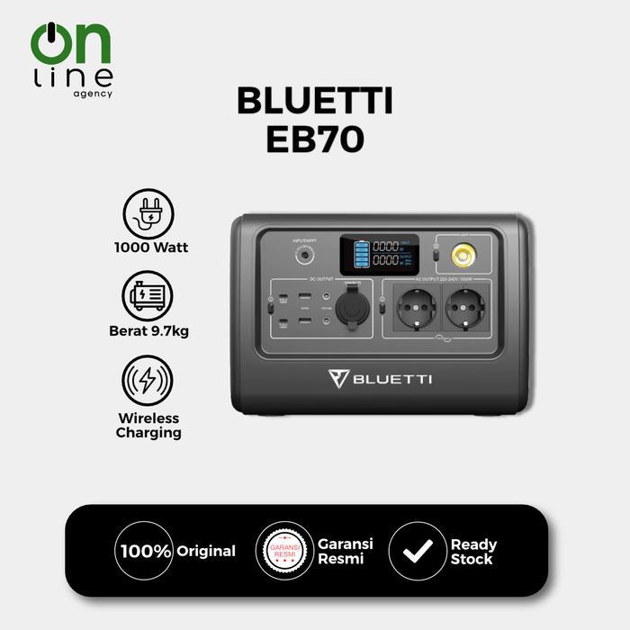 BLUETTI EB70 Portable Power Station | 1000W 716Wh