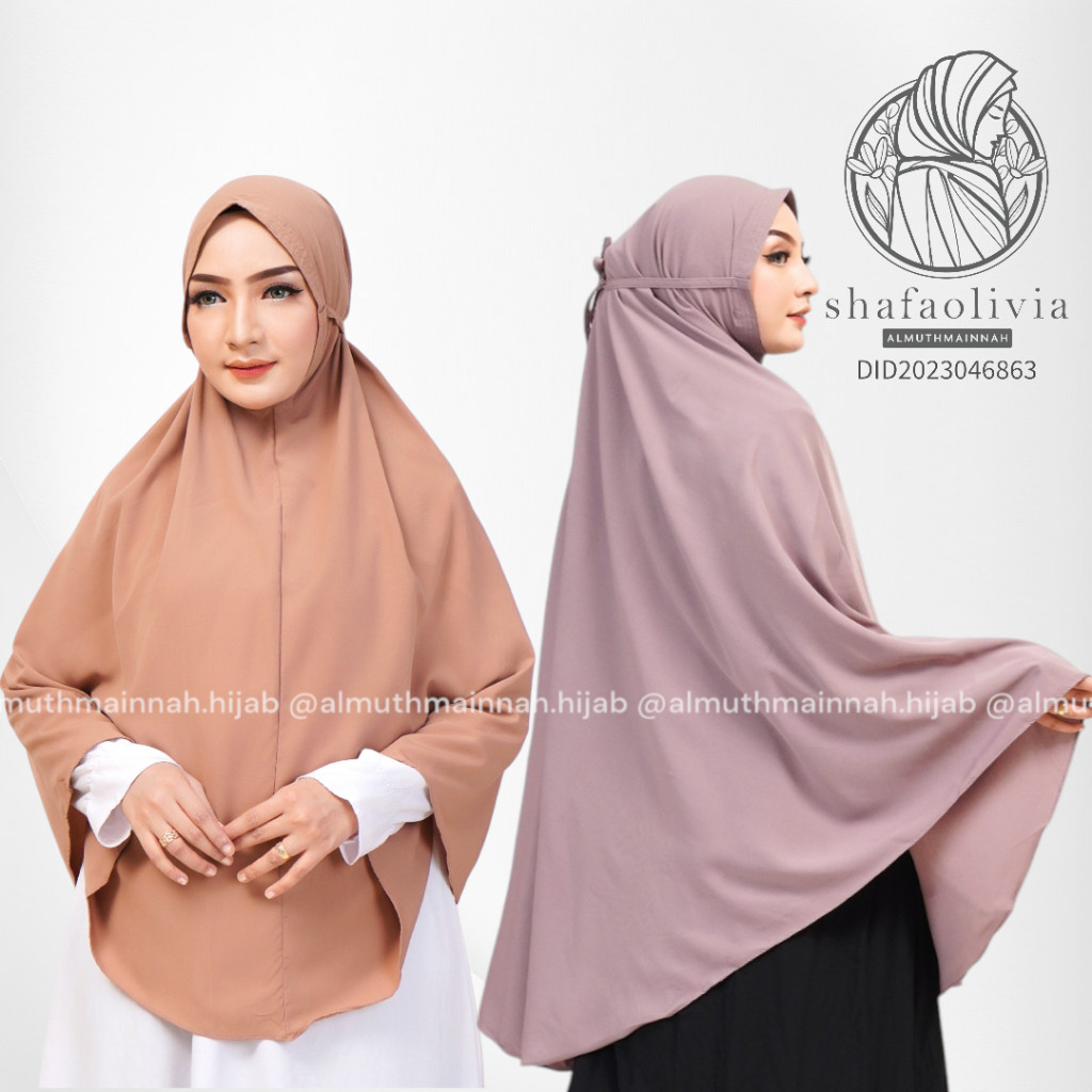 =Hijab Terlaris= HIJAB WOLFIS ADEM MARYAM NONPAD TALI XL XXL SYARI JUMBO BS SHOLAT BERGO PONDOK PESA