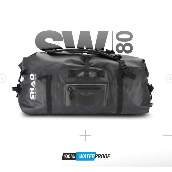 SHAD SW80 Duffle Bag 80L – Drybag Waterproof IPX5 Tas Motor Touring Multifungsi