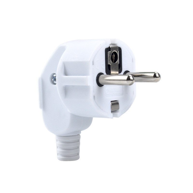 European Power Plug, 16A 250V EU Euro France German Russia Korea Style 2 Round Pin Plug, Y Assembly 