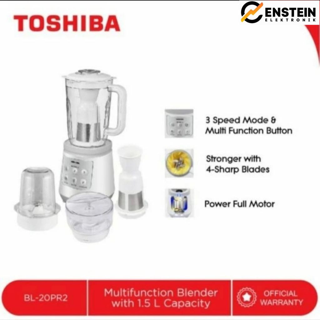 Blender Toshiba BL-20PR2 Blender 4in1 Food Processor