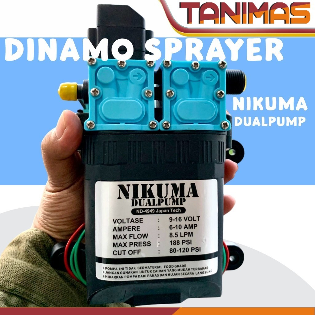 DINAMO POMPA DC DUALPUMP - NIKUMA 180 PSI ORIGINAL