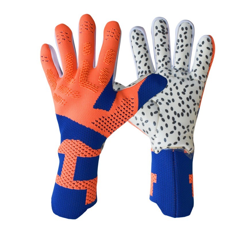 Latex non-slip goalkeeper gloves New youth adult goalkeeper gloves football sports game training glo