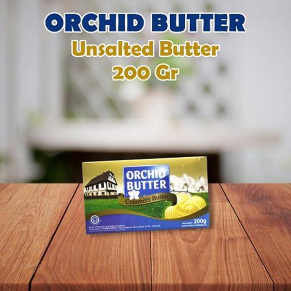 Orchid Butter Unsalted Butter 200 Gr
