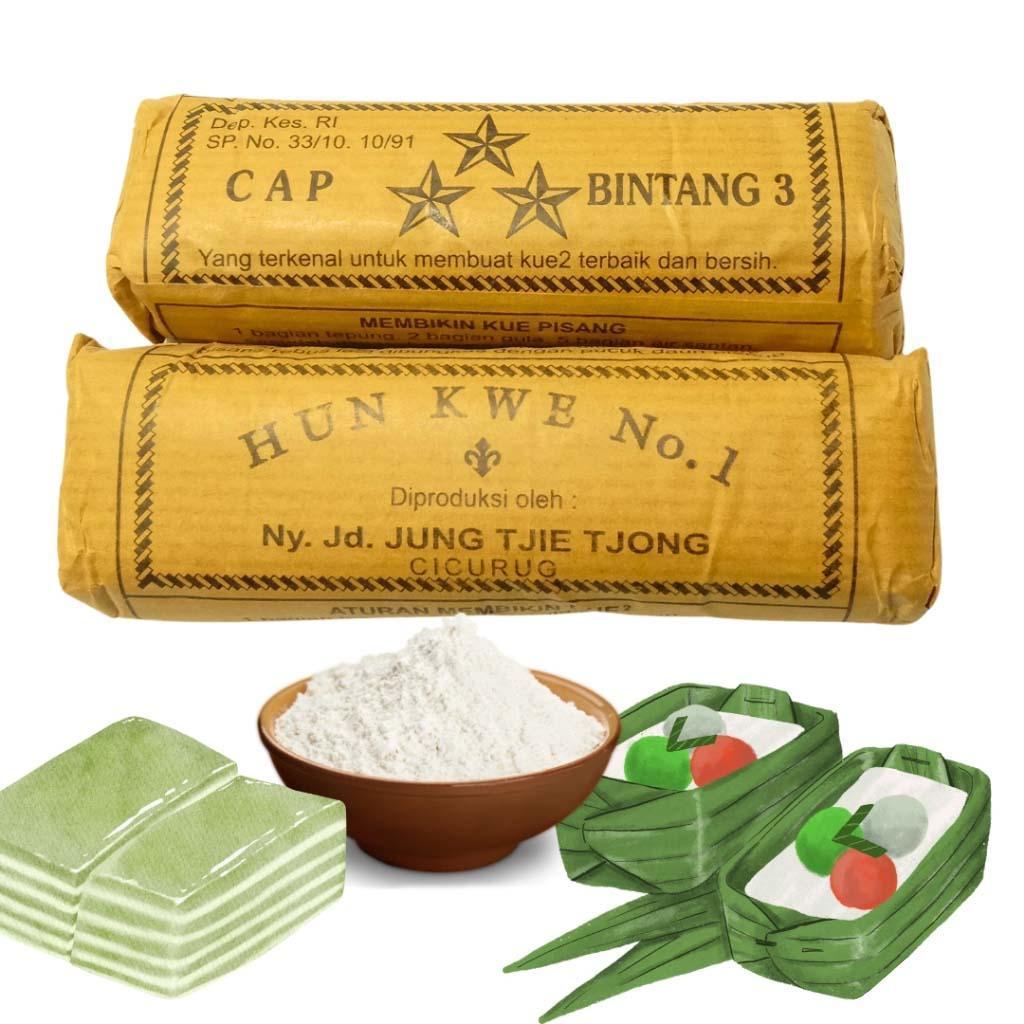 Tepung Hunkwe cap bintang 3 2pcs Tepung Hun Kwe Cap Bintang Tiga 2pcs Maizena